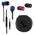 Harmonic Ear Buds with Black Travel Case